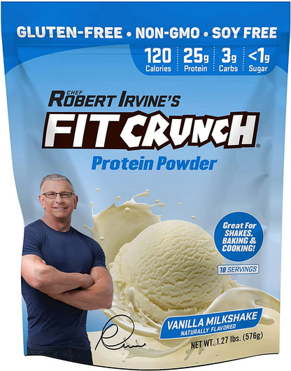 Protein Powder, Vanilla Milkshake, 25G Protein, 18 Servings